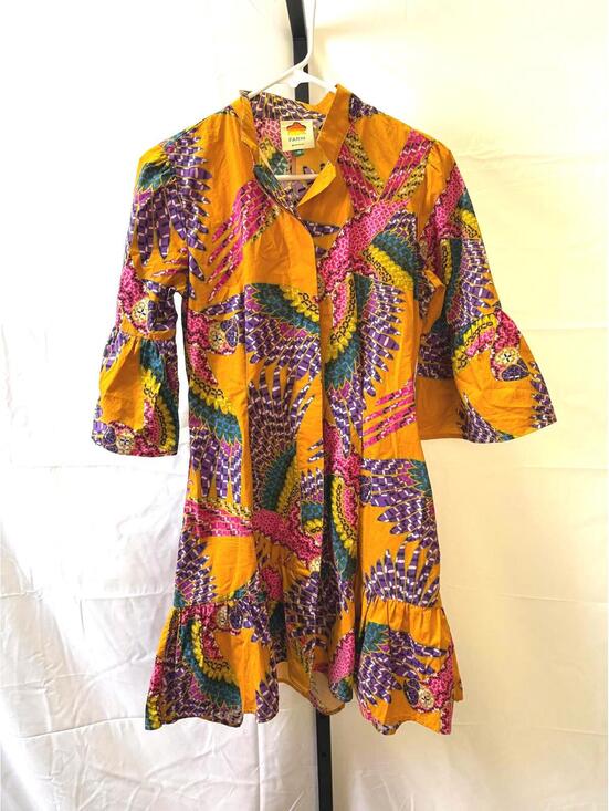 Farm Rio Dresses & Skirts - Farm Rio Women's Colorful Patterned Dress XS Parrots